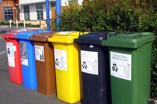 Curbside Recycling Bin