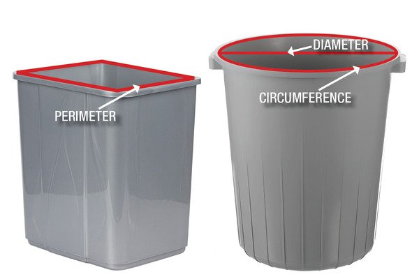 garbage bag shape