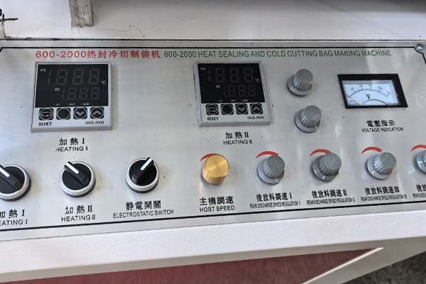 6-line flat bag making machine PLC