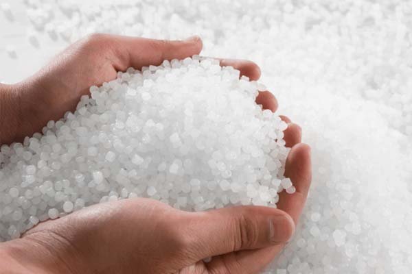 Production of plastic pellets